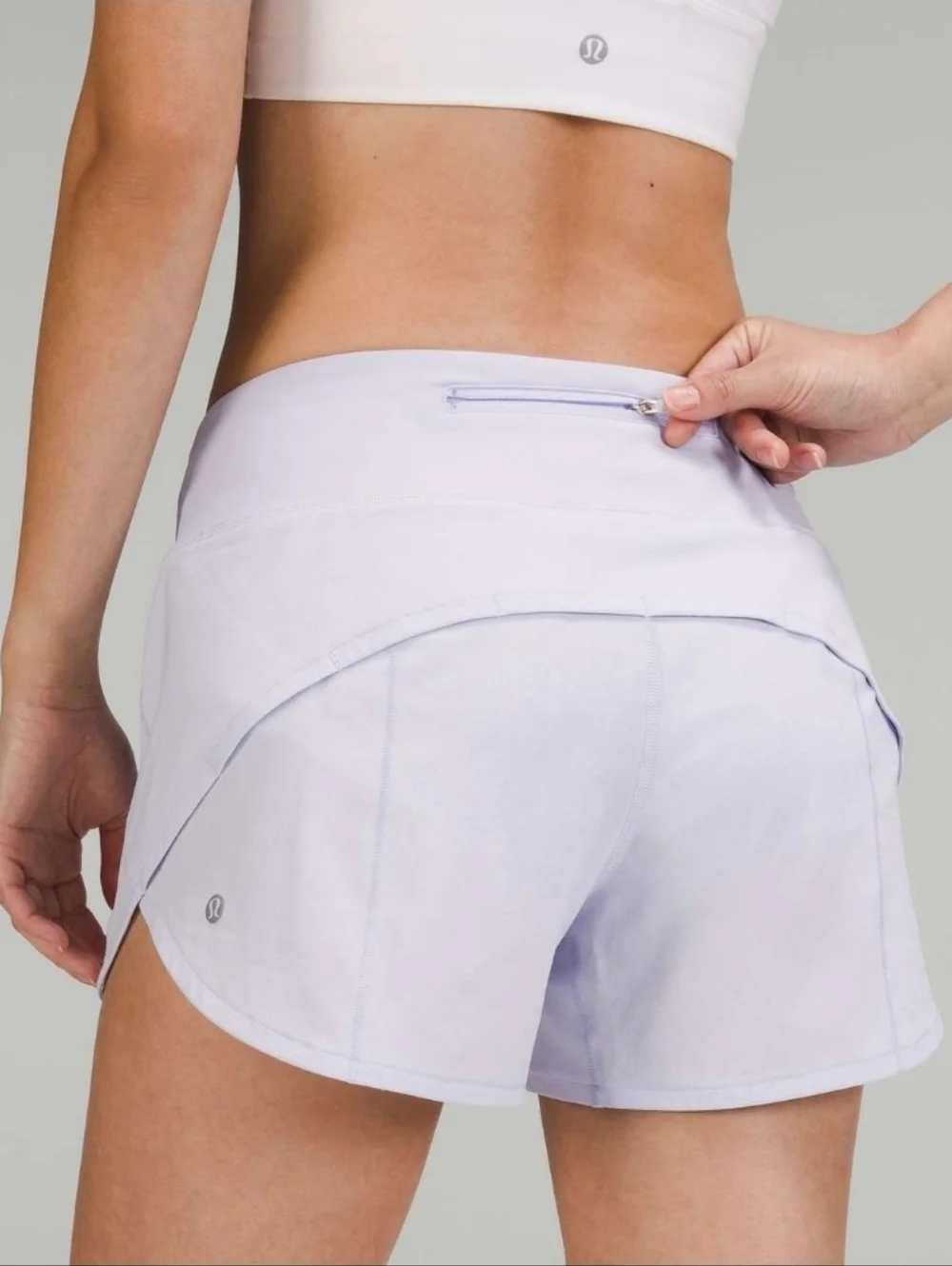 lululemon athletica Lavender Athletic Shorts